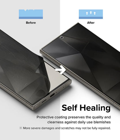 Ultrasonic Fingerprint Compatible Samsung Galaxy Series PRIVACY Screen Protector