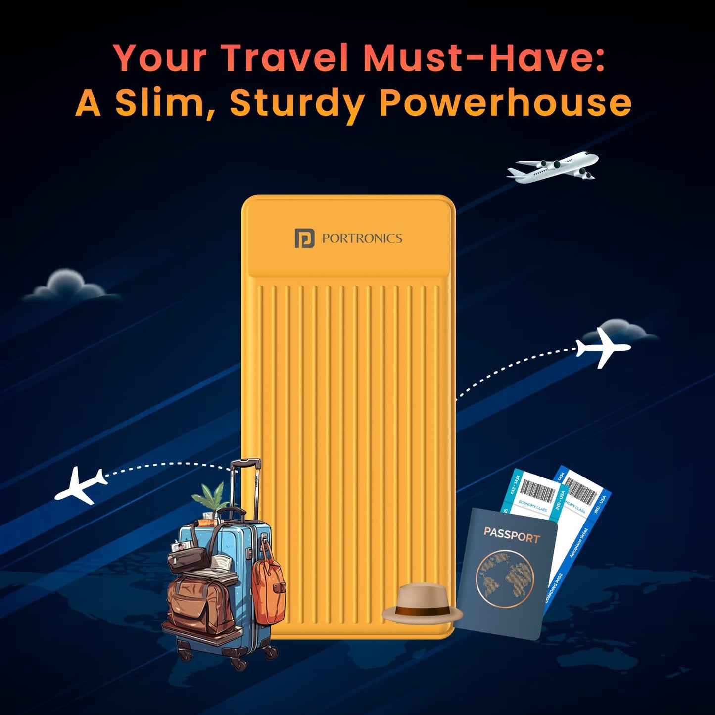 Portronics Luxcell B12 12W 10000 mAh Power Bank