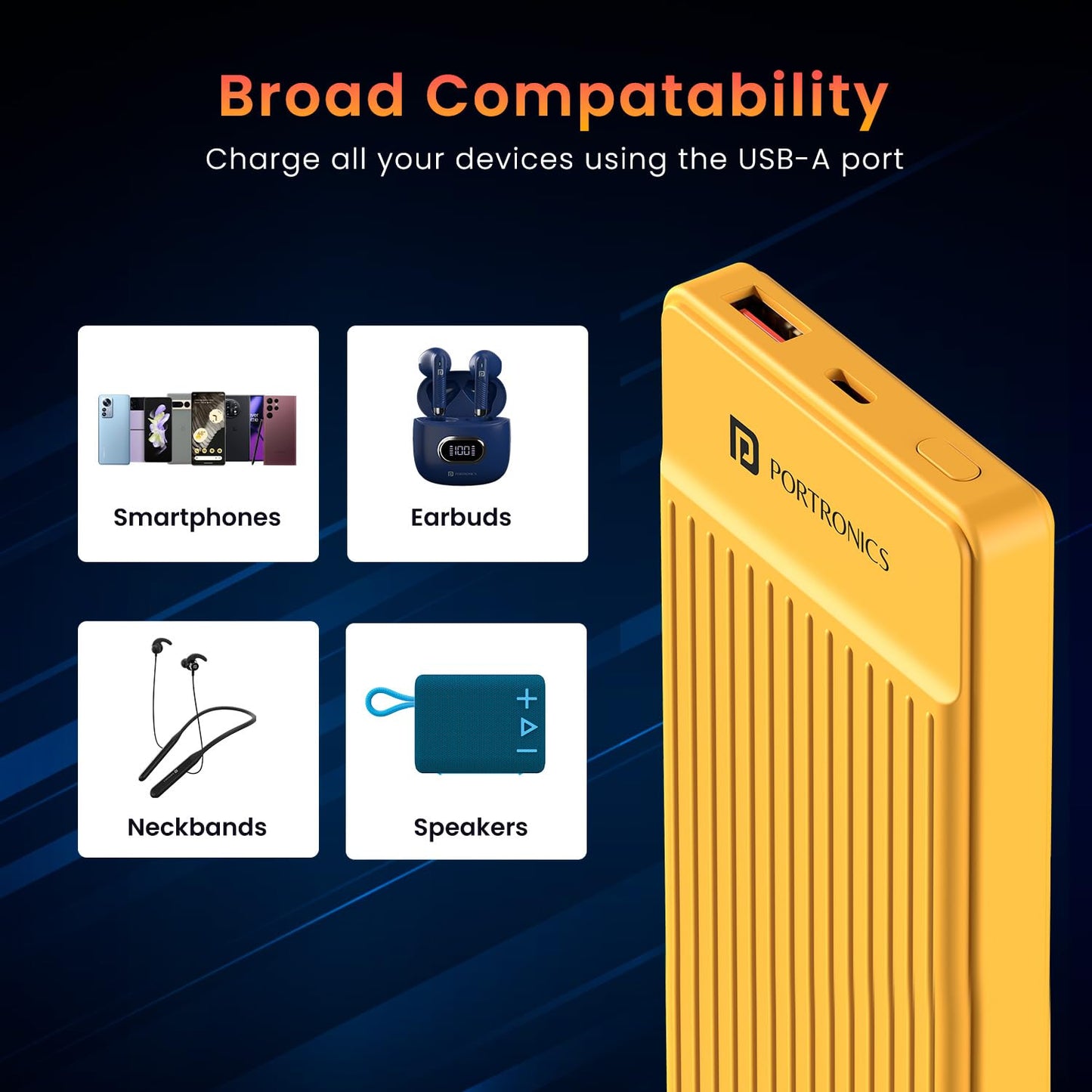 Portronics Luxcell B12 12W 10000 mAh Power Bank