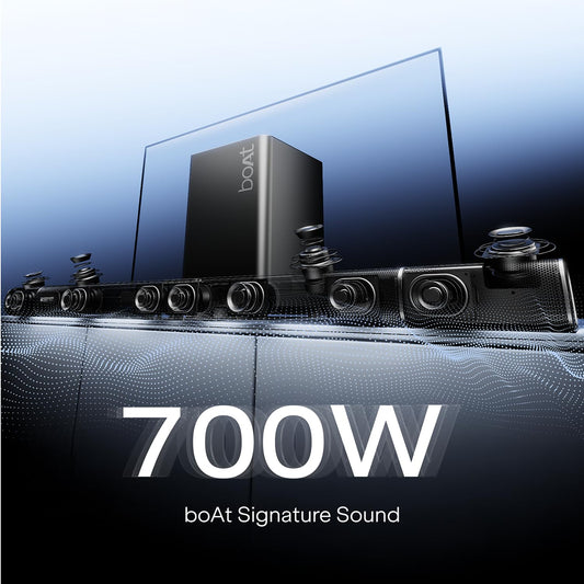 boAt Aavante Prime 7.1.4 7050DA,Dolby Atmos,W/L Satellites