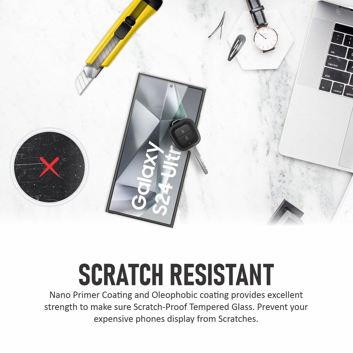 Samsung Galaxy S Series Tempered Glass With Easy Installation kit | Military Grade Screen Protector