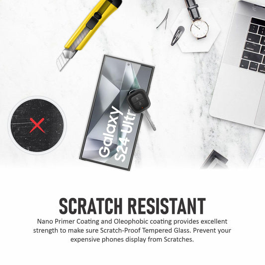 Samsung Galaxy S Series Tempered Glass With Easy Installation kit | Military Grade Screen Protector