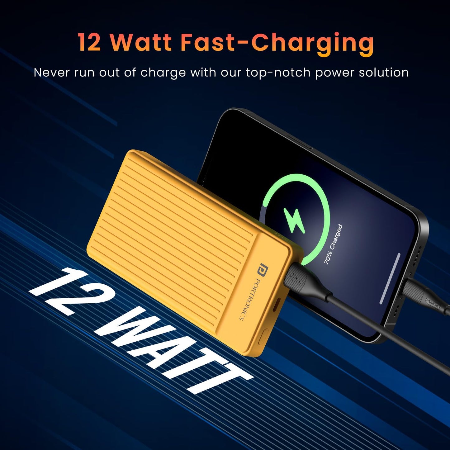 Portronics Luxcell B12 12W 10000 mAh Power Bank