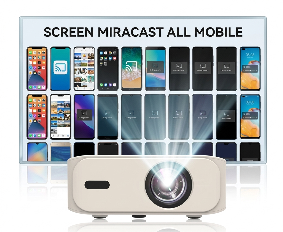 Xome Vista Ultra HD 4K Smart LED Projector With 8000 Lumens