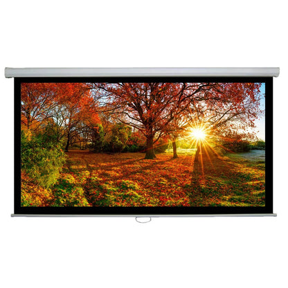 100 Inch 16:9 Pull Down Autolock/Instalock Projector Screen