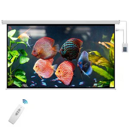 100 Inch 16:9 Electric + Remote Motorized Projector Screen