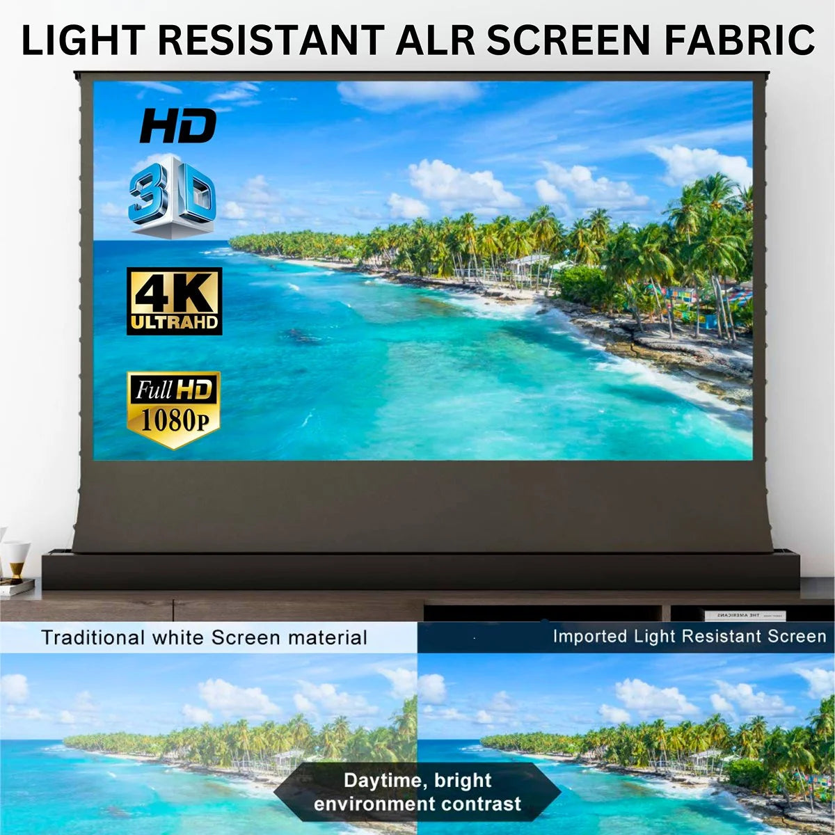 120 Inch 16:9 Floor Rising Projector Screen