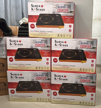 Surya k Star Infrared Induction Cooker Induction Stove Model SK 1100 two side handle
