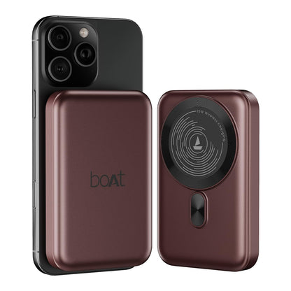 boat 10000 mAh Energyshroom PB331 Mag Safe Wireless Power Bank