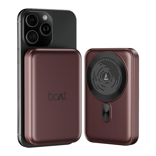 boat 10000 mAh Energyshroom PB331 Mag Safe Wireless Power Bank