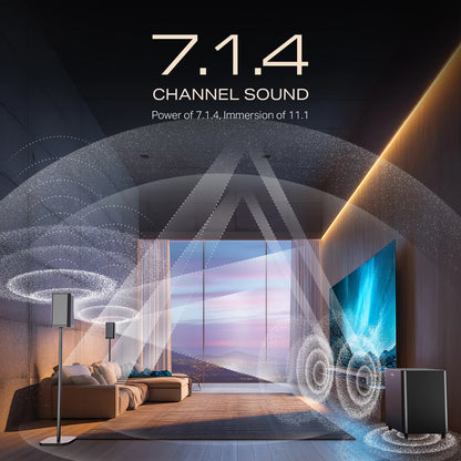 boAt Aavante Prime 7.1.4 7050DA,Dolby Atmos,W/L Satellites