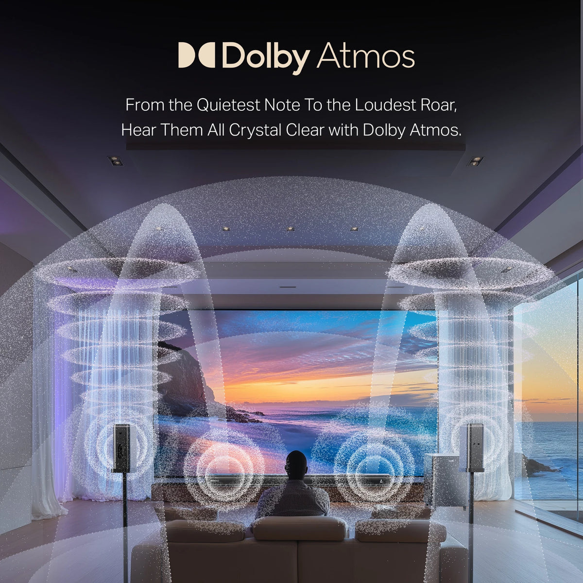 boAt Aavante Prime 7.1.4 7050DA,Dolby Atmos,W/L Satellites